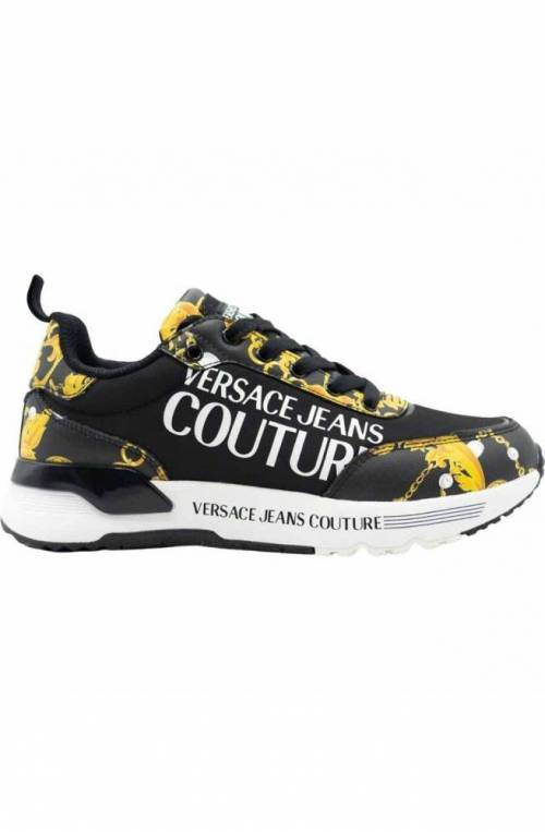 VERSACE JEANS COUTURE Shoes Dynamic Sneakers Female Black - 75VA3SA3ZP341G89-36