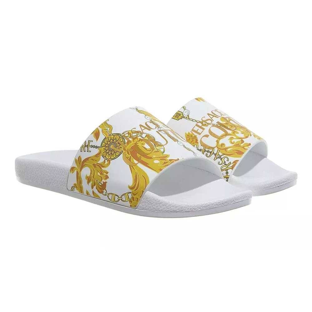 VERSACE JEANS COUTURE Shoes POOL SLIDE Ladies White - 75VA3SQ3ZS834G03-35