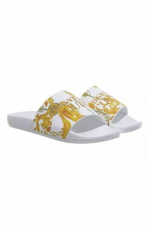 VERSACE JEANS COUTURE Shoes POOL SLIDE Ladies White - 75VA3SQ3ZS834G03-35
