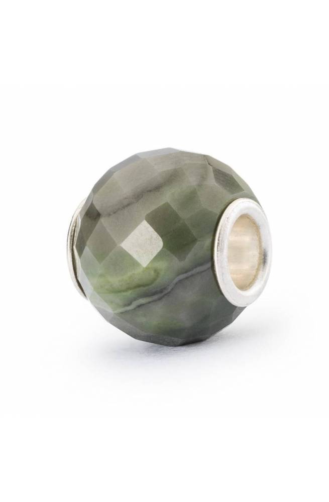 Trollbeads facettierter runder grüner Calcit TSTBE-00035