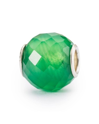Trollbeads Facettierter runder grüner Onyx TSTBE-00036