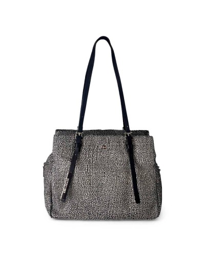 BORBONESE Borsa shopping Mujer Op.Classic Negro - 933777-AH1-X11