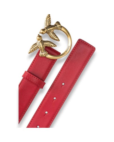 PINKO Cinturón love berry Mujer Cuero rojo - 100125-A0F1-R30Q-S