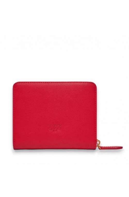 PINKO Wallet TAYLOR Female Leather red - 100249-A0F1-R30Q