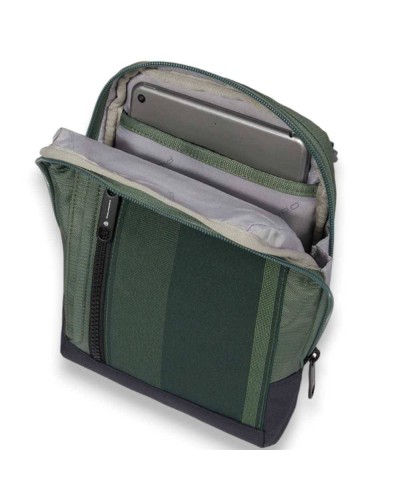 PIQUADRO Umhängetasche S131 Leder und Stoff Schwarz - CA3084S131-N