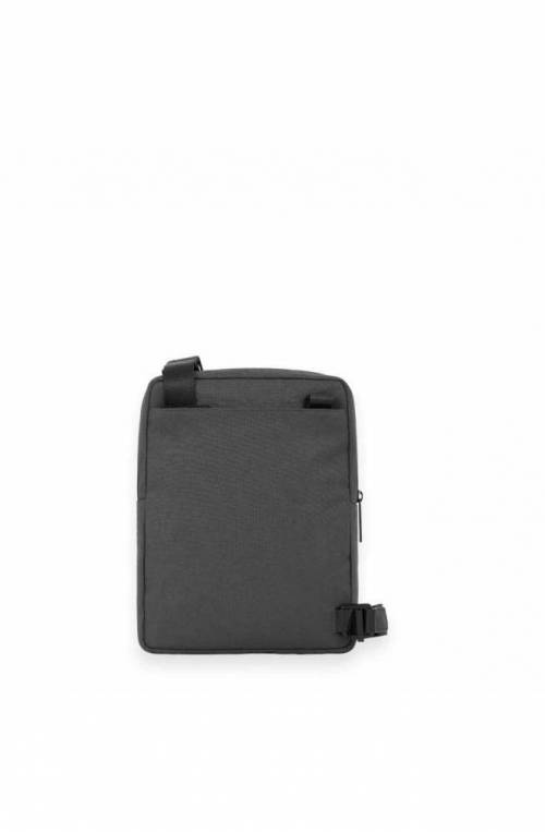 PIQUADRO Pocketbook W129 leather and fabric Gray - CA1816W129-GR