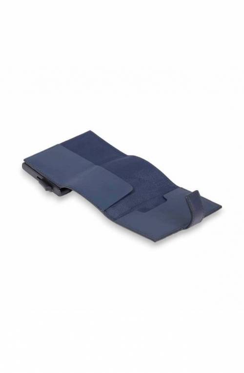 PIQUADRO Kartenhalter S133 Blau Leder - PP5649S133R-BLU