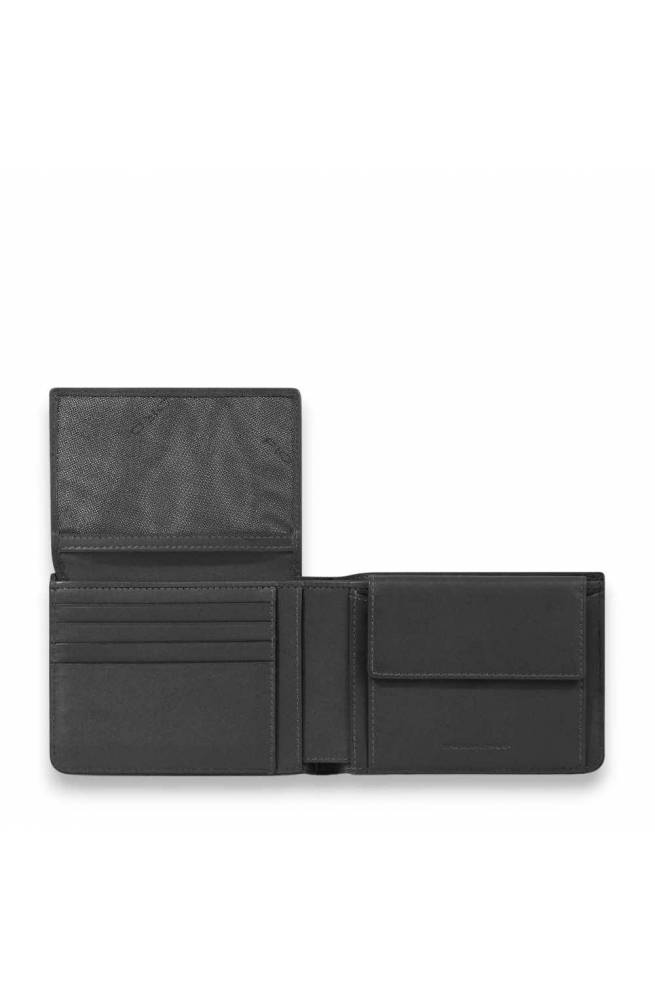PIQUADRO Wallet S130 Male Black - PU1392S130R-N