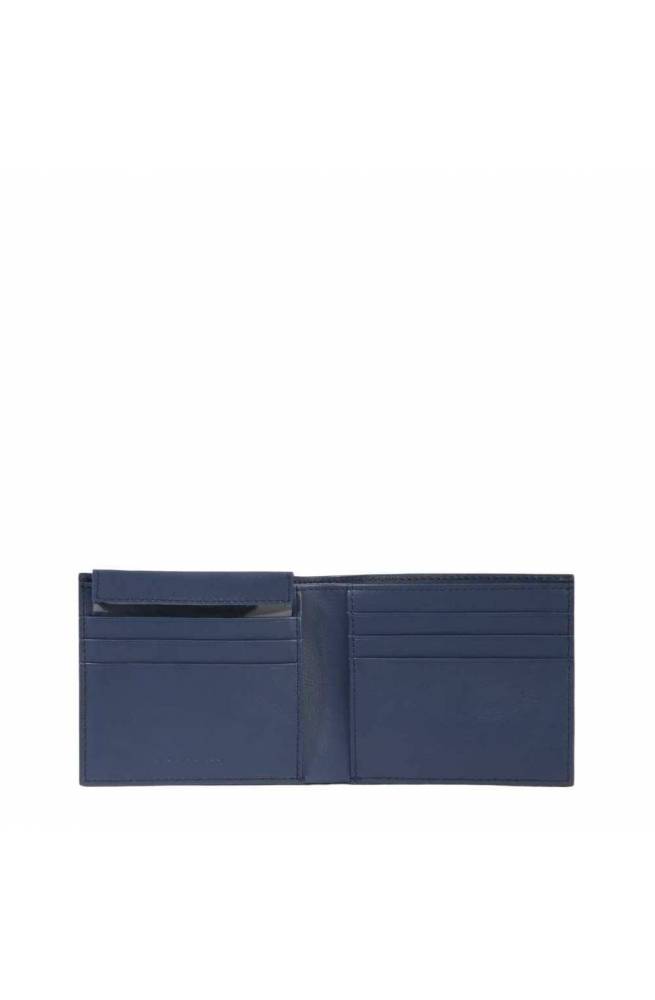 PIQUADRO Wallet S133 Male Blue - PU3891S133R-BLU
