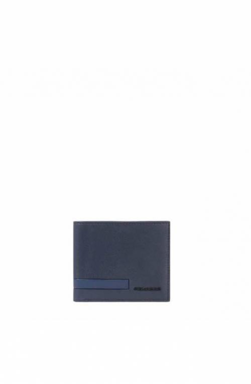 PIQUADRO Wallet S133 Male Blue - PU3891S133R-BLU