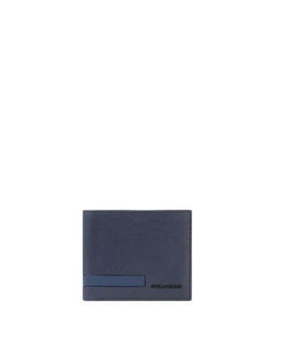 PIQUADRO Wallet S133 Male Blue - PU3891S133R-BLU