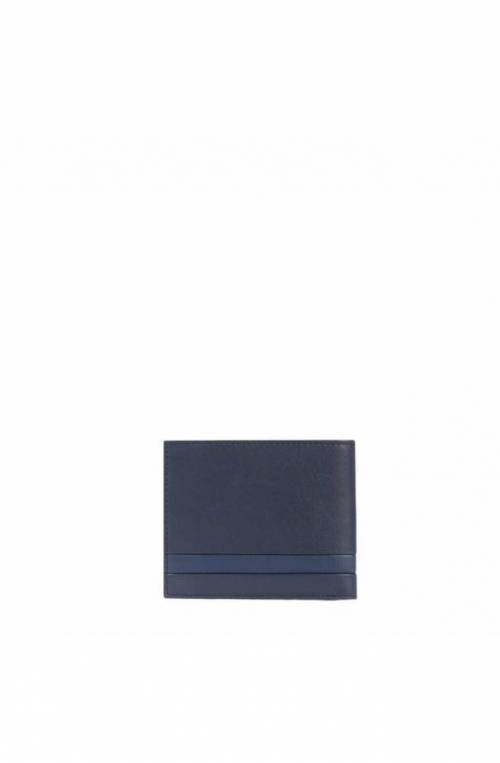 PIQUADRO Wallet S133 Male Blue - PU3891S133R-BLU