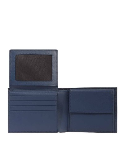 PIQUADRO Wallet S133 Male Blue - PU4518S133R-BLU