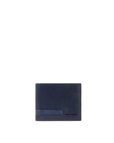 PIQUADRO Wallet S133 Male Blue - PU4518S133R-BLU