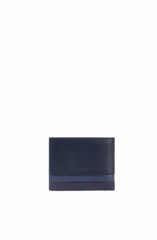 PIQUADRO Wallet S133 Male Blue - PU4518S133R-BLU
