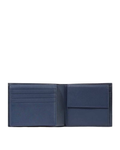 PIQUADRO Wallet S133 Male Blue - PU4518S133R-BLU