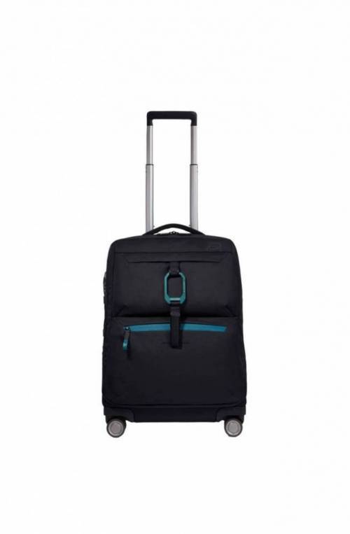 PIQUADRO Trolley Carbon Neutral 100% Recycle Black Cabin size - BV6377C2O-N