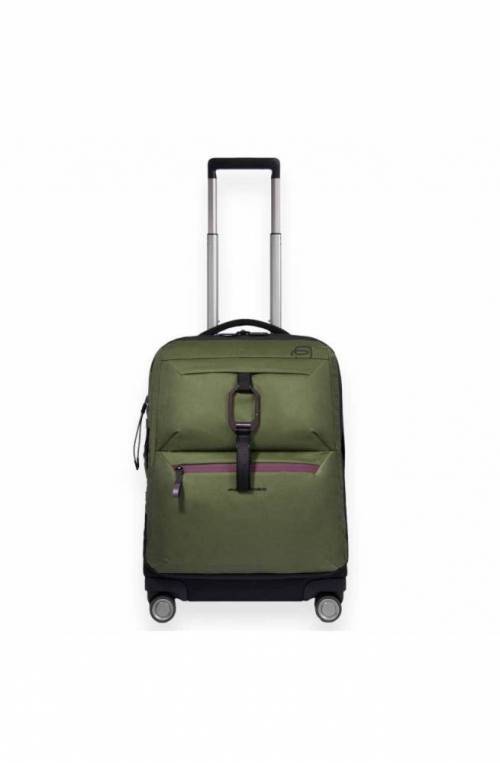 Trolley PIQUADRO Carbon Neutral 100% Recycle Verde Bagaglio a mano - BV6377C2O-VE2