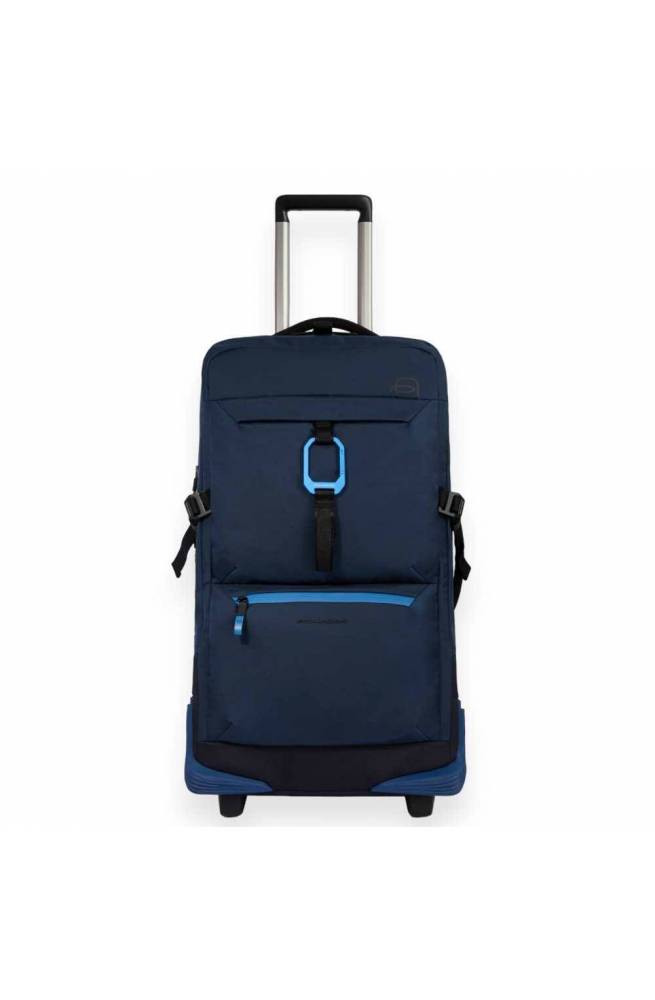 PIQUADRO Trolley Carbon Neutral Blue 2 wheels - BV6376C2O-BLU