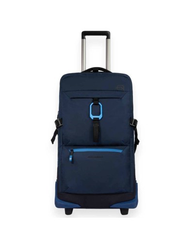 PIQUADRO Trolley Carbon Neutral Blue 2 wheels - BV6376C2O-BLU