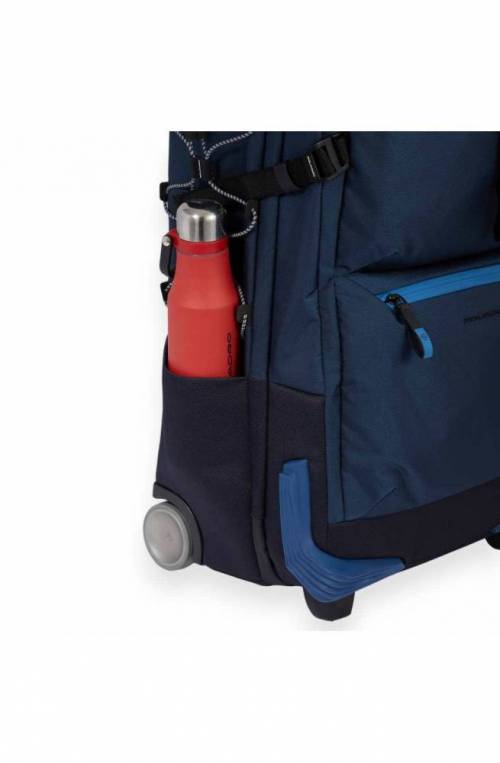 PIQUADRO Trolley Carbon Neutral Blue 2 wheels - BV6376C2O-BLU