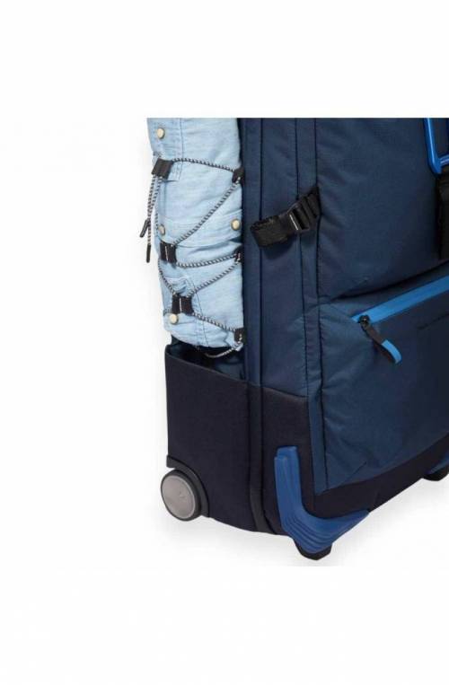 PIQUADRO Trolley Carbon Neutral Blue 2 wheels - BV6376C2O-BLU