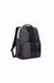 PIQUADRO Backpack Brief leather and fabric Gray - CA4532BR2S-GRN
