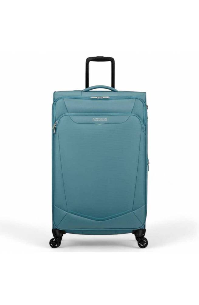 American Tourister Trolley SUMMER RIDE Light blue TSA lock Unisex - ME7-01006