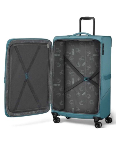American Tourister Trolley SUMMER RIDE Light blue TSA lock Unisex - ME7-01006
