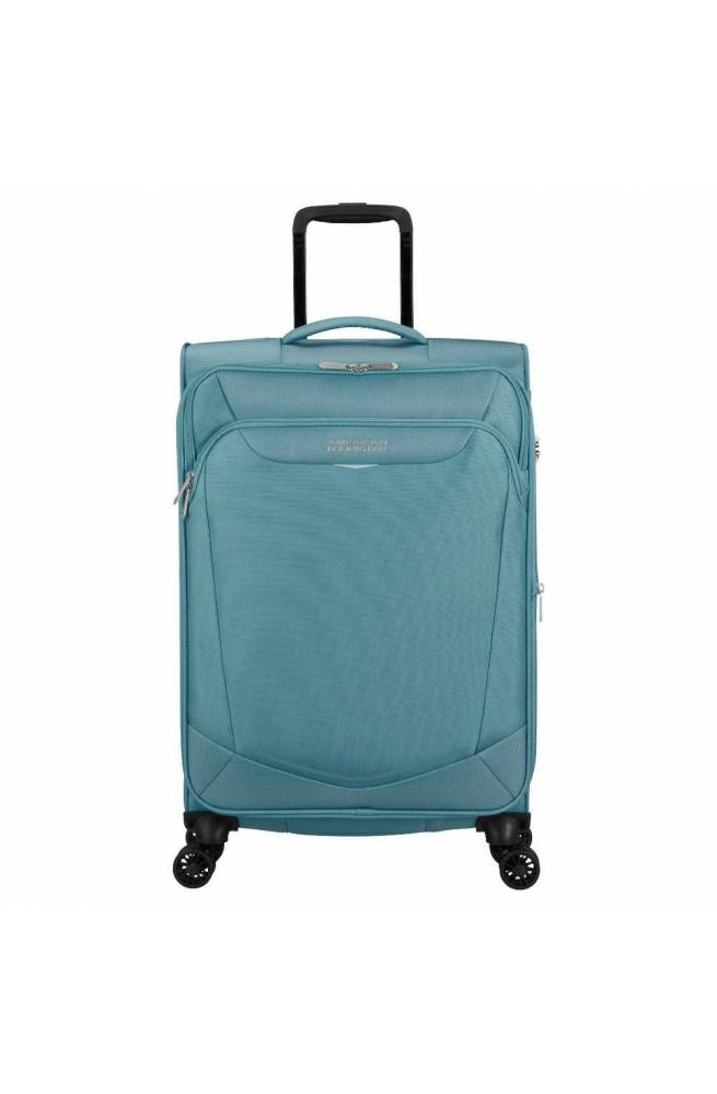 American Tourister Trolley SUMMER RIDE Blau TSA lock Unisex - ME7-41005