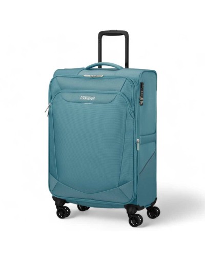 American Tourister Trolley SUMMER RIDE Blau TSA lock Unisex - ME7-41005