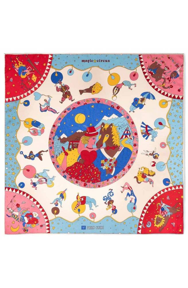 PIERO GUIDI Scarf CHARLOTTE Female Silk Multicolor - 270126058-18