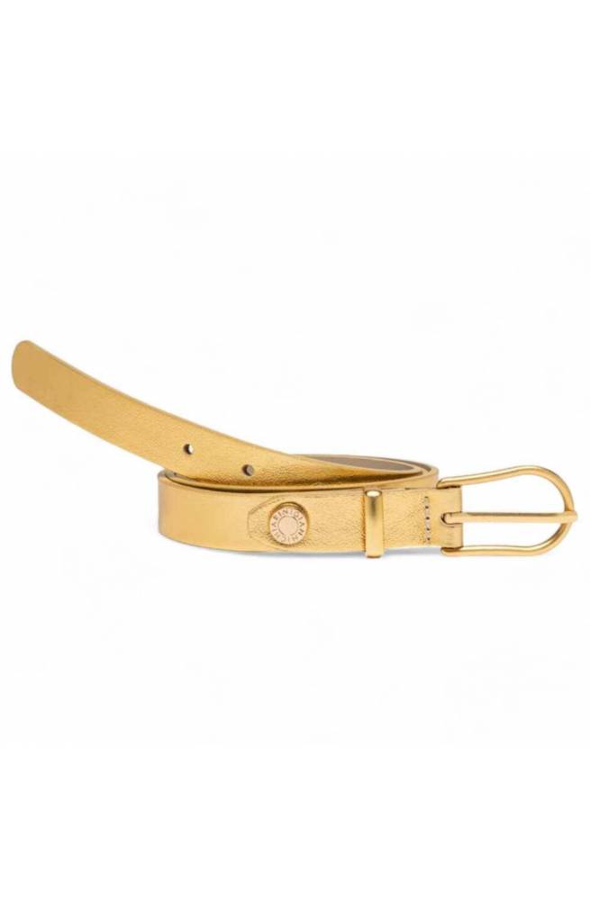 GIANNI CHIARINI Belt Female Leather Gold - 99037-04FOUMETRIC-L