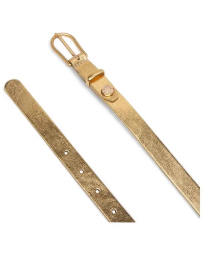 GIANNI CHIARINI Belt Female Leather Gold - 99037-04FOUMETRIC-L