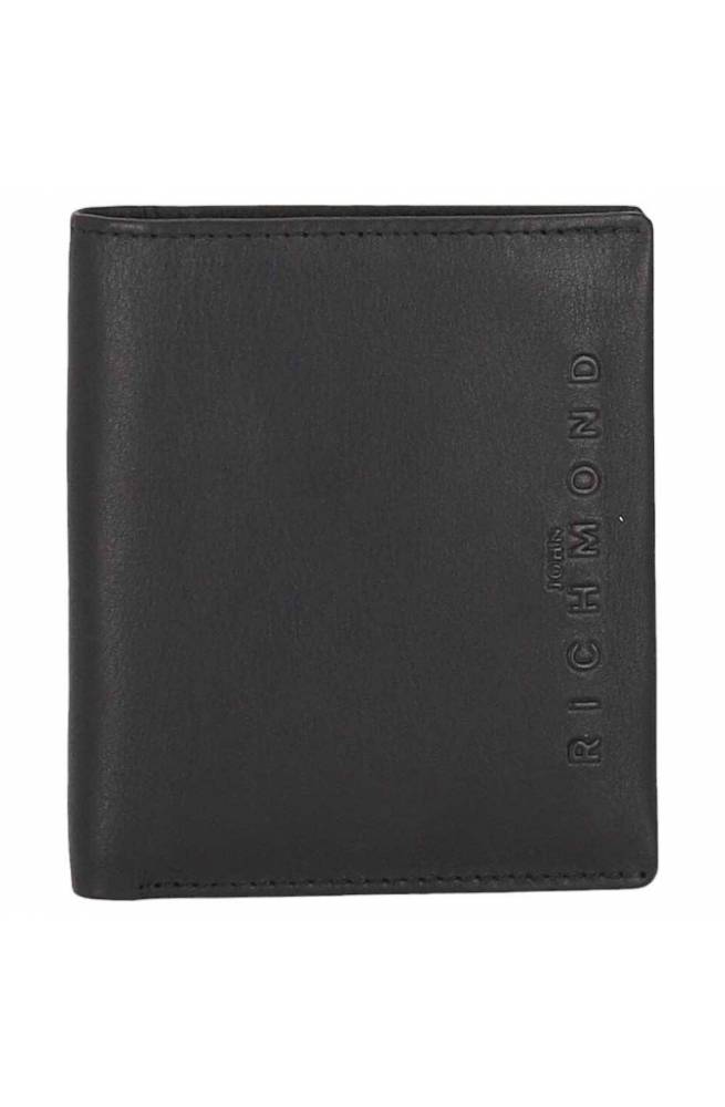 JOHN RICHMOND Wallet Male Leather Black - JR-W34-BLACK