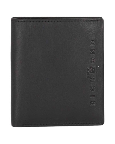 JOHN RICHMOND Wallet Male Leather Black - JR-W34-BLACK