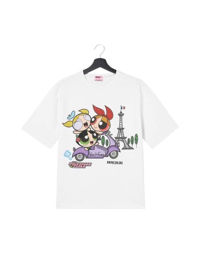 BRACCIALINI accessories POWERPUFF GIRLS T-shirt White L - PPGTOP03-LG