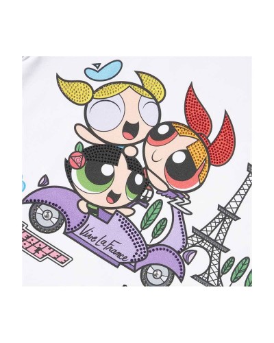 BRACCIALINI accessories POWERPUFF GIRLS T-shirt White L - PPGTOP03-LG