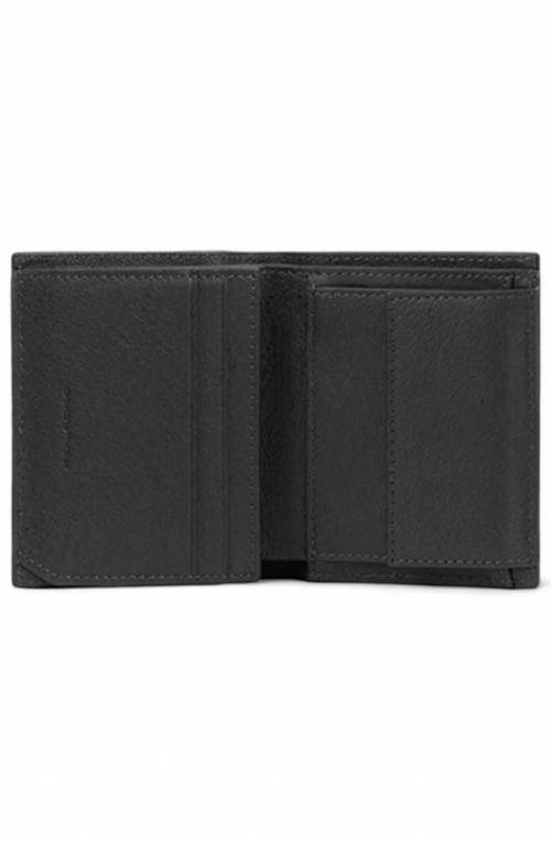 PIQUADRO Cartera Hombre Cuero Negro - PU5964B3R-N