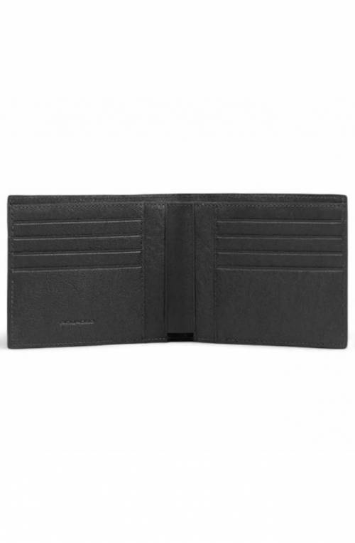 PIQUADRO Wallet Male Leather Black - PU6190B3R-N