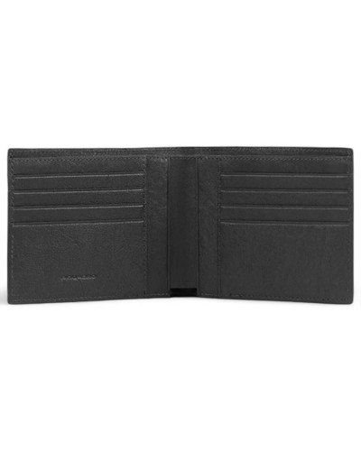 PIQUADRO Wallet Male Leather Black - PU6190B3R-N