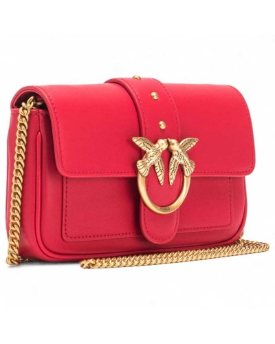 PINKO Bag LOVE ONE POCKET Female Leather Red - 100061-A0F1-R30Q