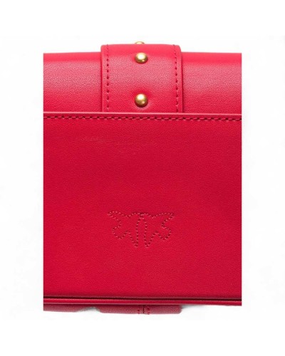 PINKO Bag LOVE ONE POCKET Female Leather Red - 100061-A0F1-R30Q