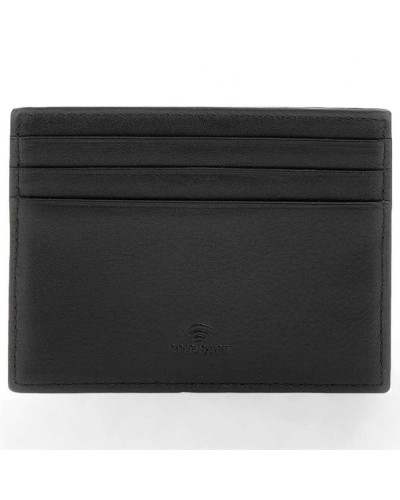 GUESS Credit card case NEW BOSTON Male Leather Black - SMNEBRLEA25BLA