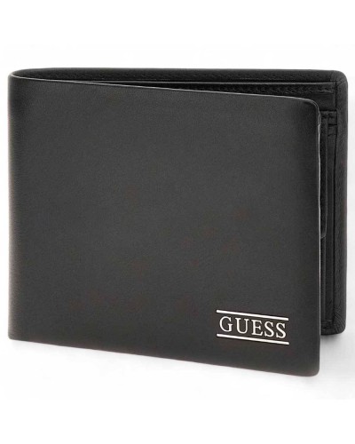 Portafoglio GUESS NEW BOSTON Uomo Nero - SMNEBRLEA20BLA