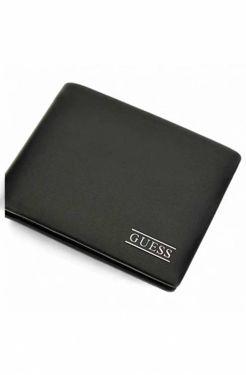 Portafoglio GUESS NEW BOSTON Uomo Nero - SMNEBRLEA20BLA