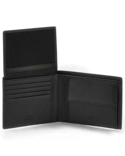 Portafoglio GUESS NEW BOSTON Uomo Pelle Nero - SMNEBRLEA24BLA