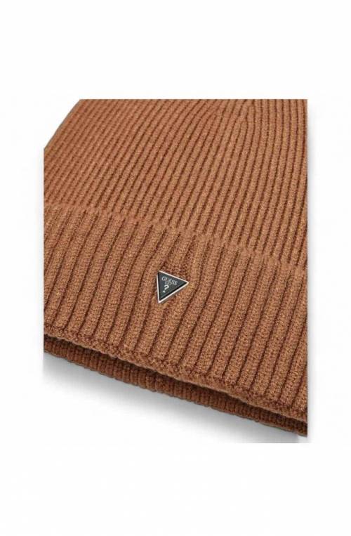 GUESS Hat MITO BEANIE Hat Brown L Unisex - AM9430POL01SAN-L