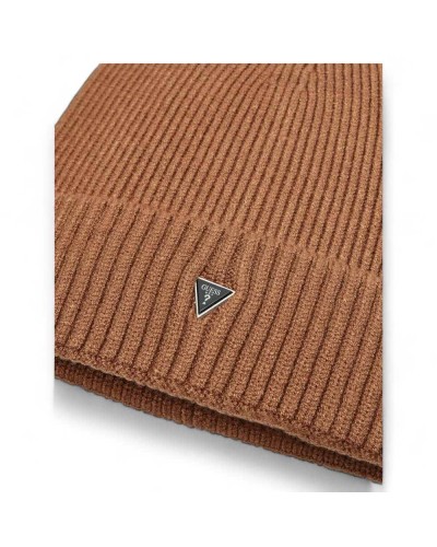 GUESS Hat MITO BEANIE Hat Brown L Unisex - AM9430POL01SAN-L