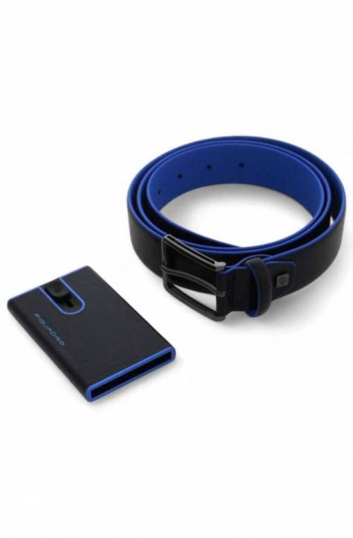 PIQUADRO Geschenkbox Herren Leder Blau - CUBOX15B2R-BLU2